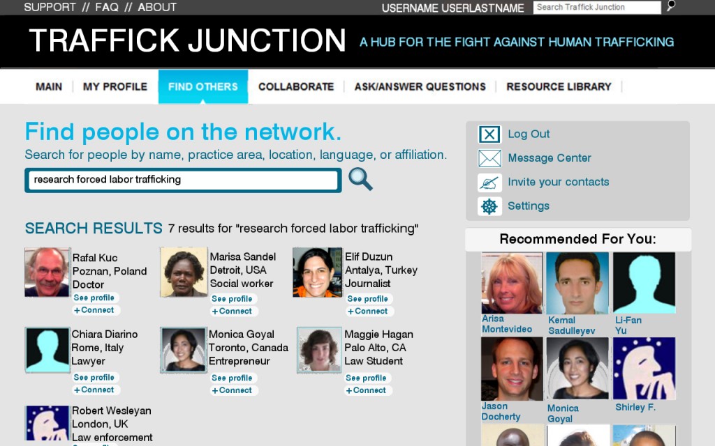 traffick junction mockups - FIND PEOPLE 3 results